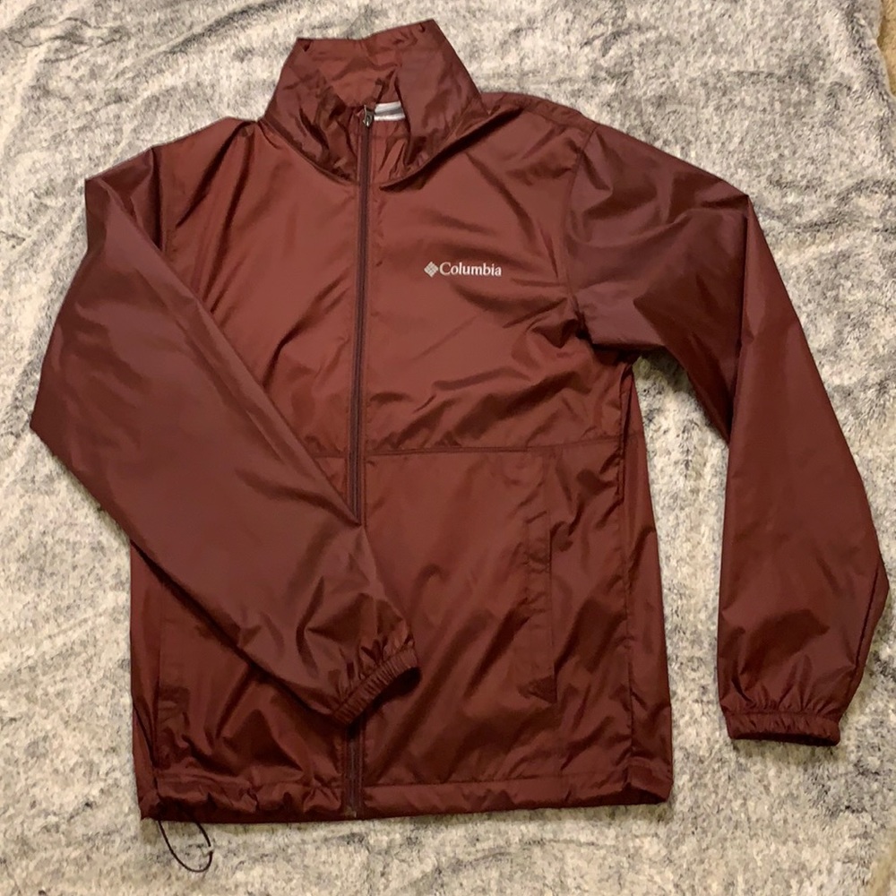 Columbia Burgundy Lightweight Jacket